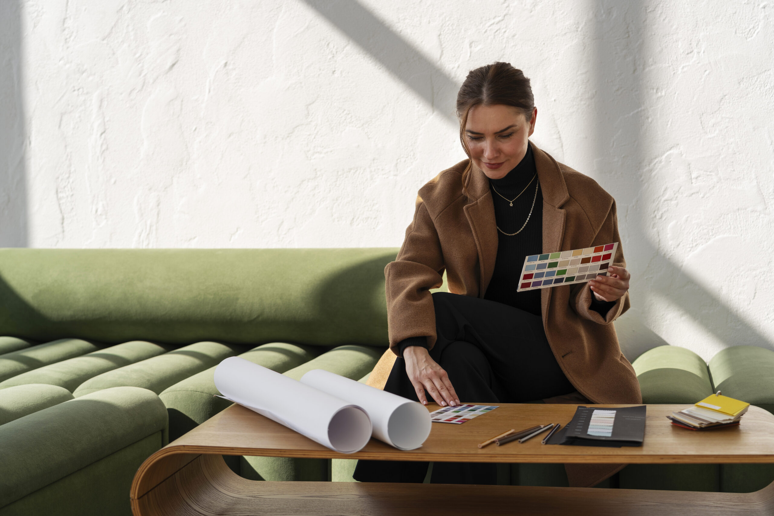 front-view-woman-working-as-interior-designer front-view-woman-working-as-interior-designer